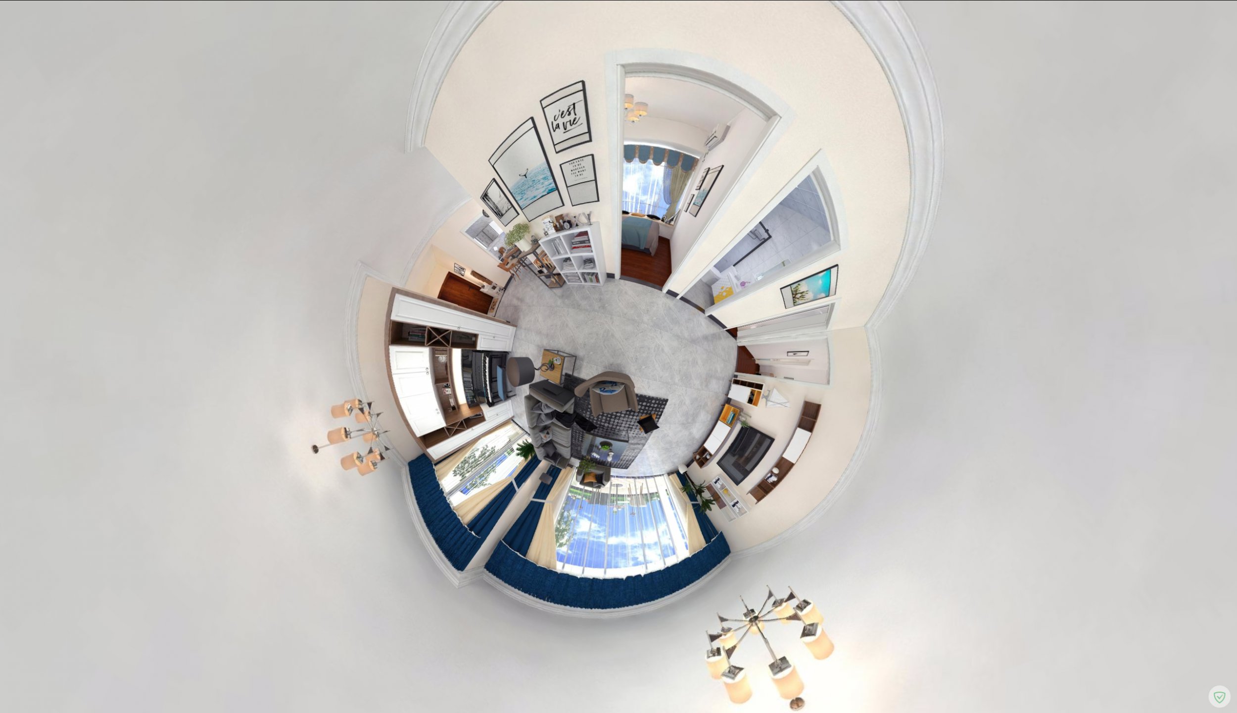 領譽首府3D樣闆間